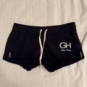 Gilly Hicks Navy Drawstring Lounge Shorts